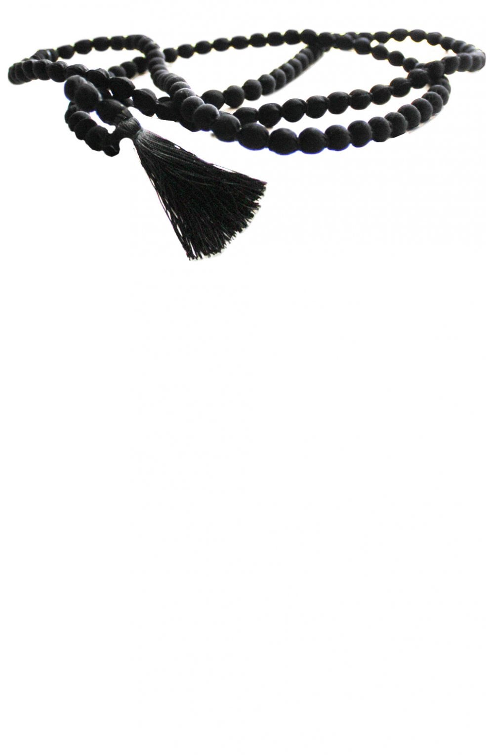 Ariel Black Beaded Necklace