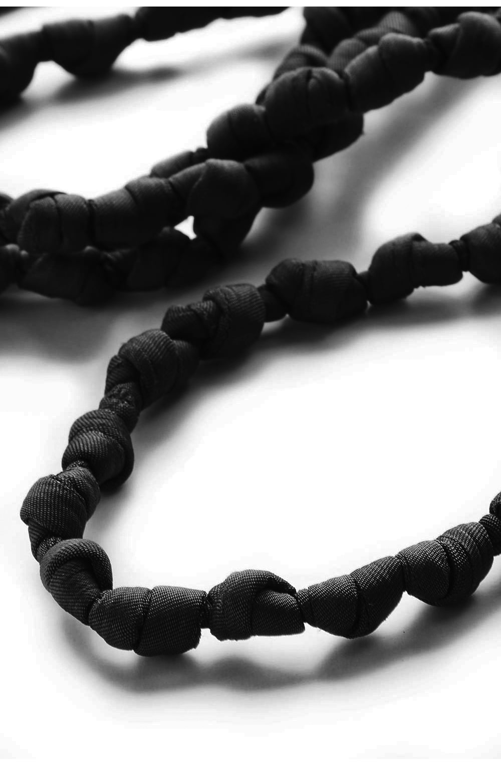 Asti Black Knot Necklace