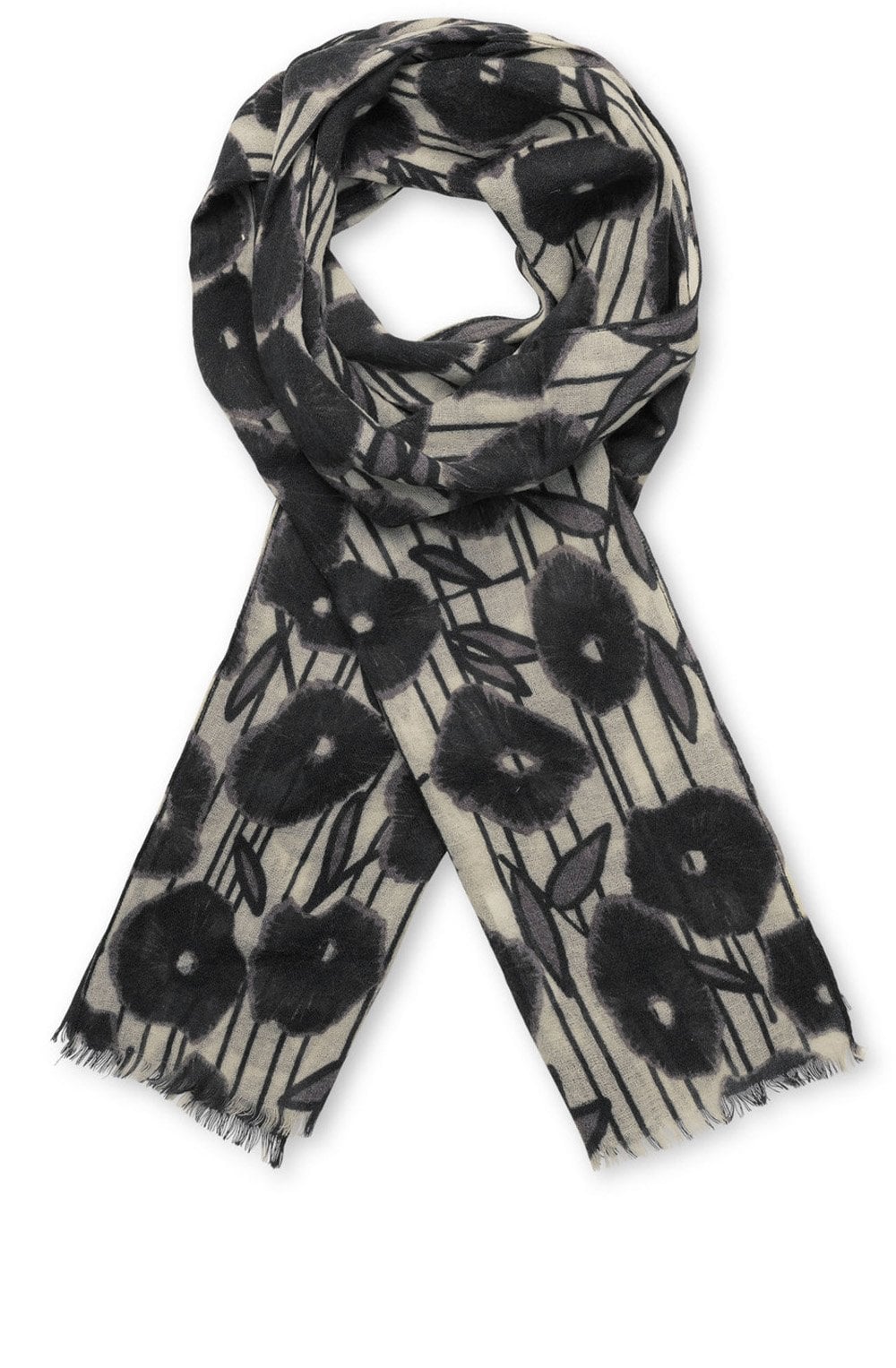 Athena Volcanic Light Wool Scarf
