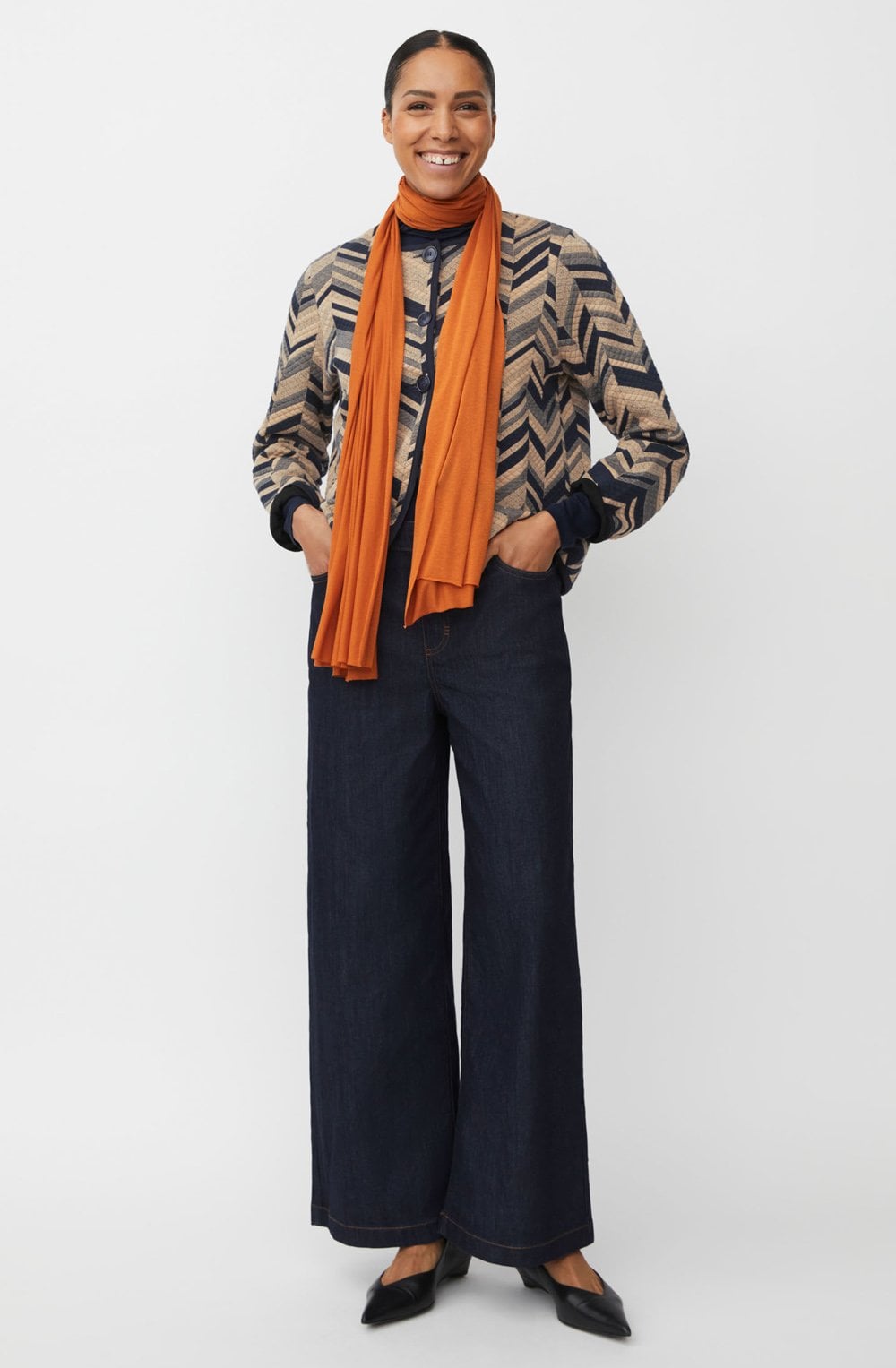 Autumnal Amega Jersey Scarf
