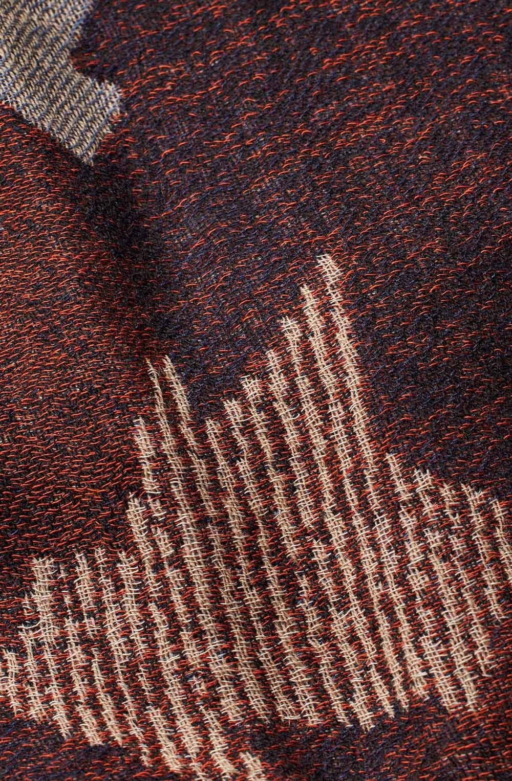 Autumnal Wool Mix Scarf