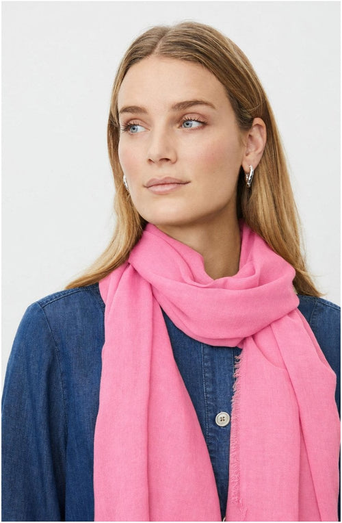 Ava Pink Square Scarf