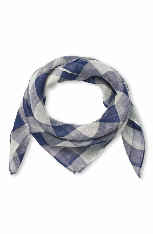 Azelora Gingham Print Scarf