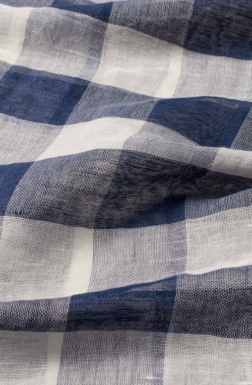 Azelora Gingham Print Scarf