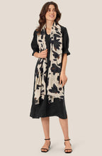 Aziza Chestnut Oversized Cotton Scarf
