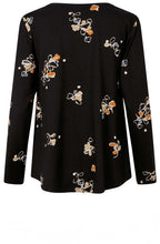 Badisna Autumnal Leaf Print Top