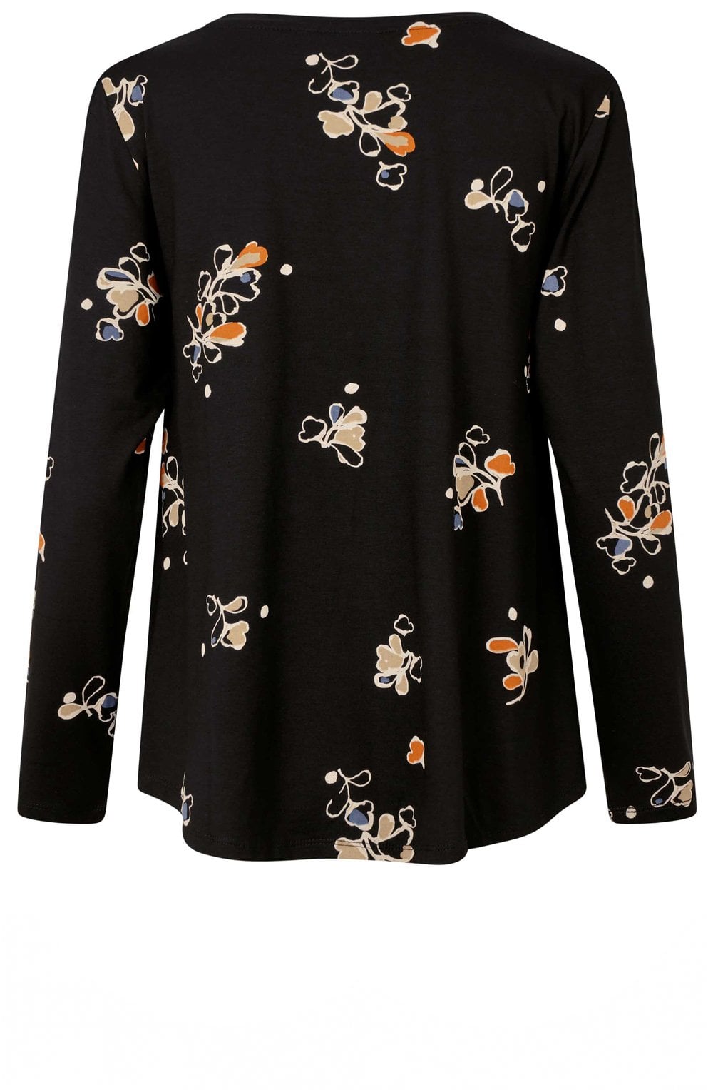 Badisna Autumnal Leaf Print Top