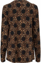 Badisna Monks Robe Leopard Print Top