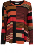 Badisna Stripe Design Top