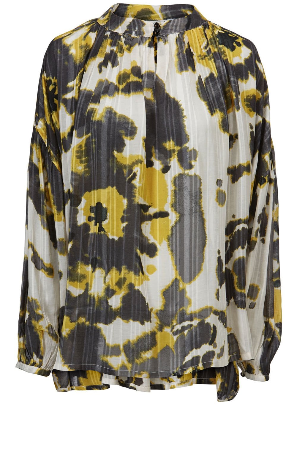 Badot Yellow Tie Dye Blouse