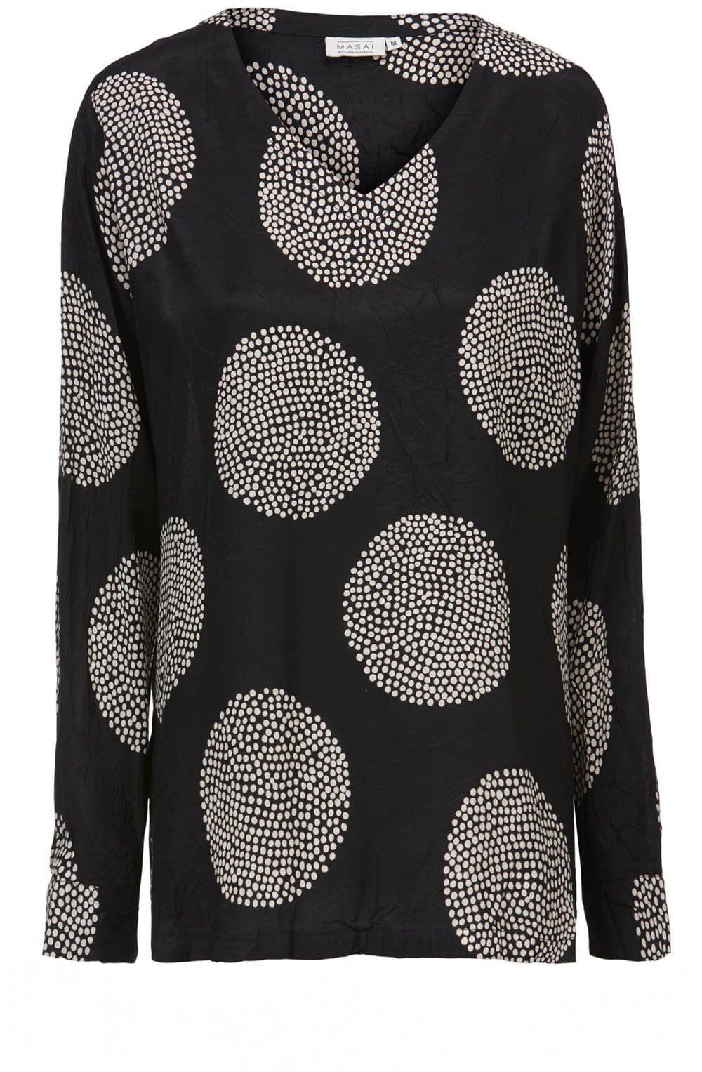 Baini Black Spot Print Top