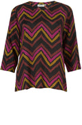 Banuni Zig Zag Print Top