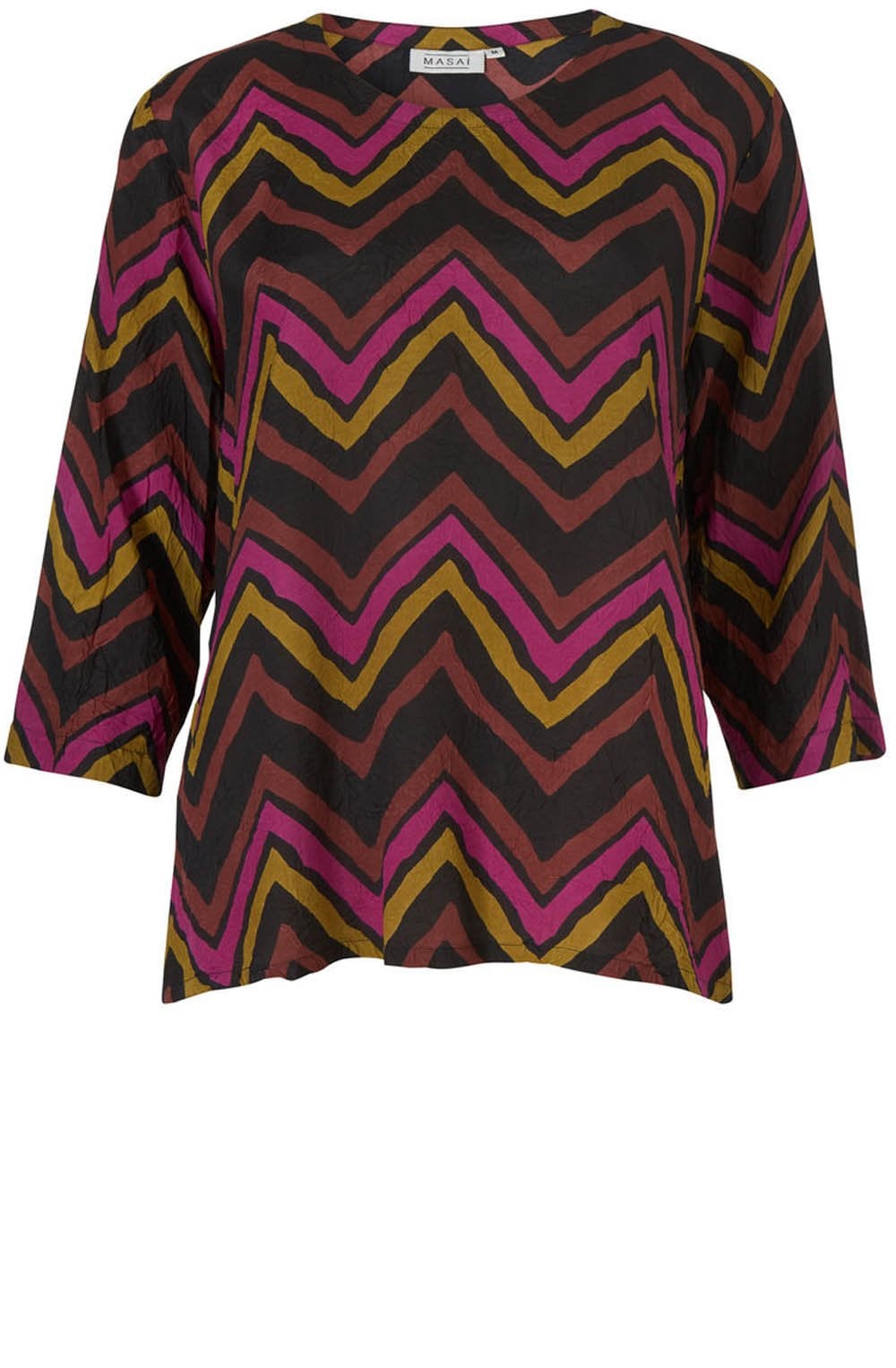 Banuni Zig Zag Print Top