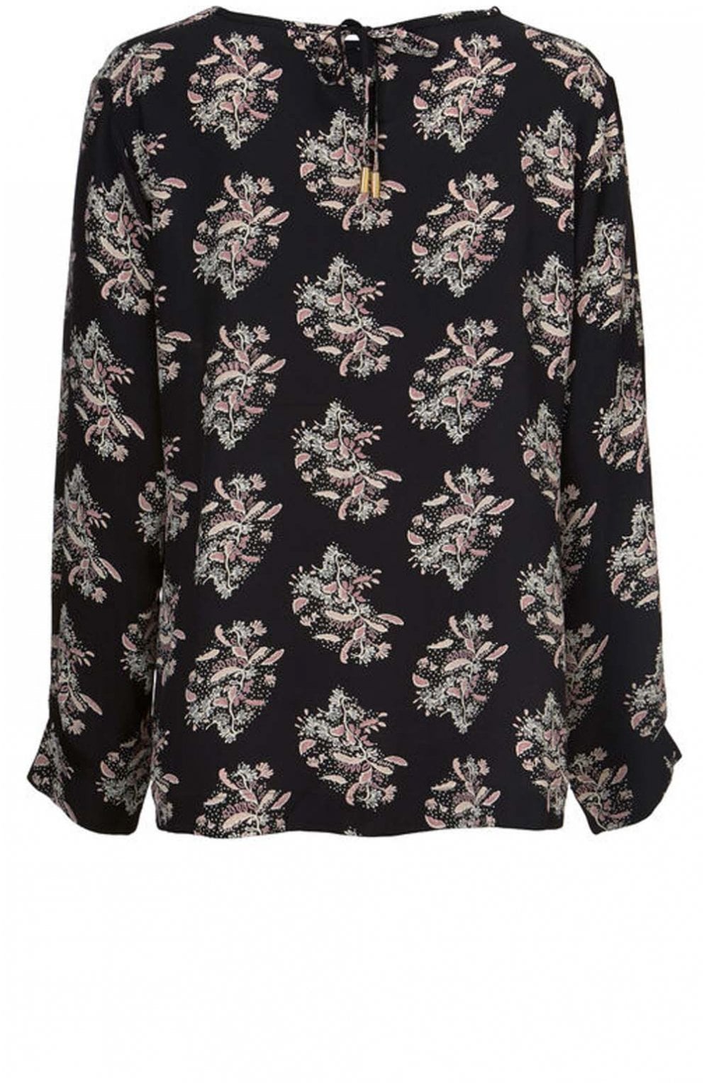 Barka Warm Rose Patterned Top