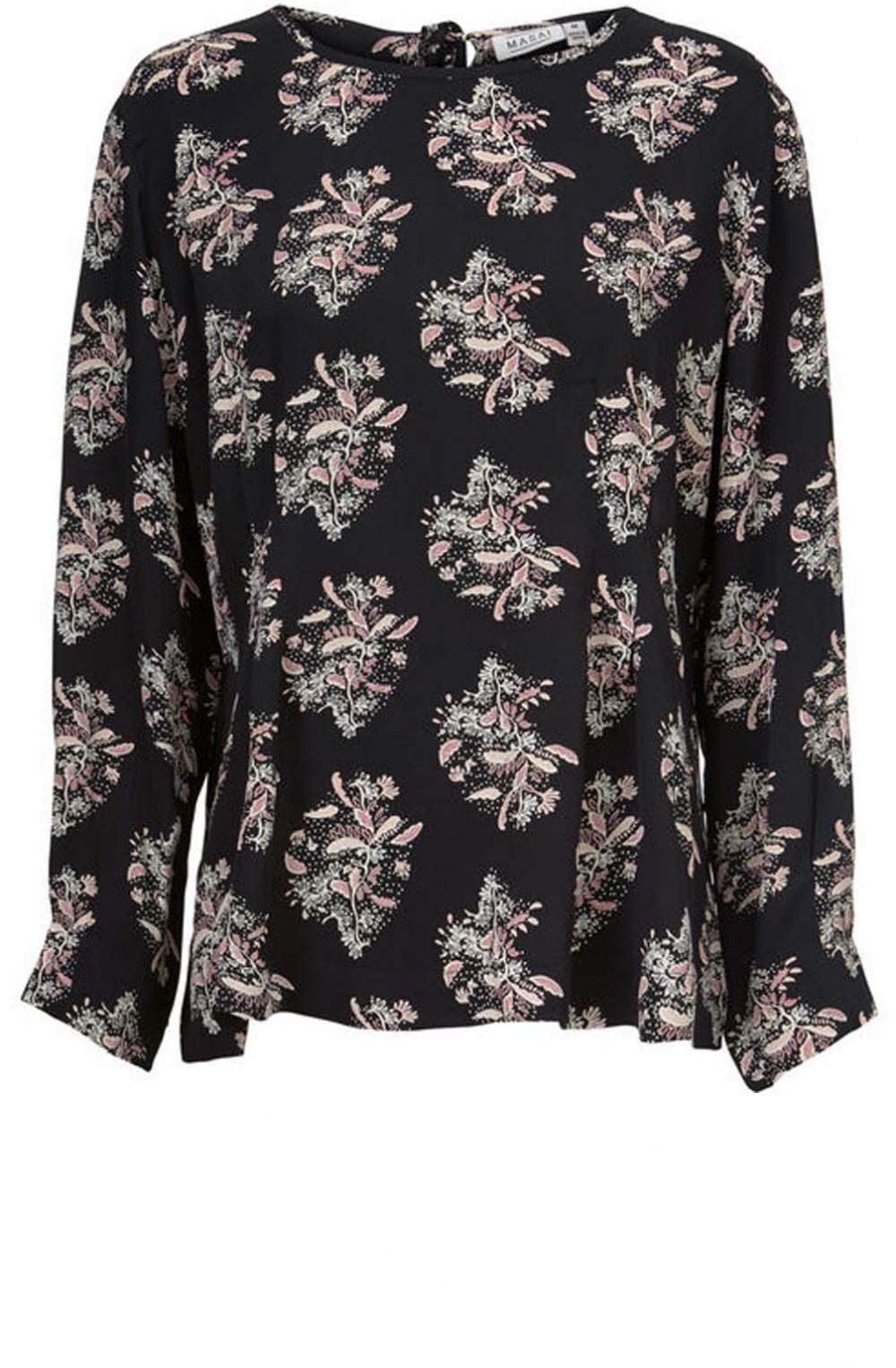 Barka Warm Rose Patterned Top