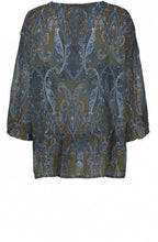 Barna Paisley Print Top