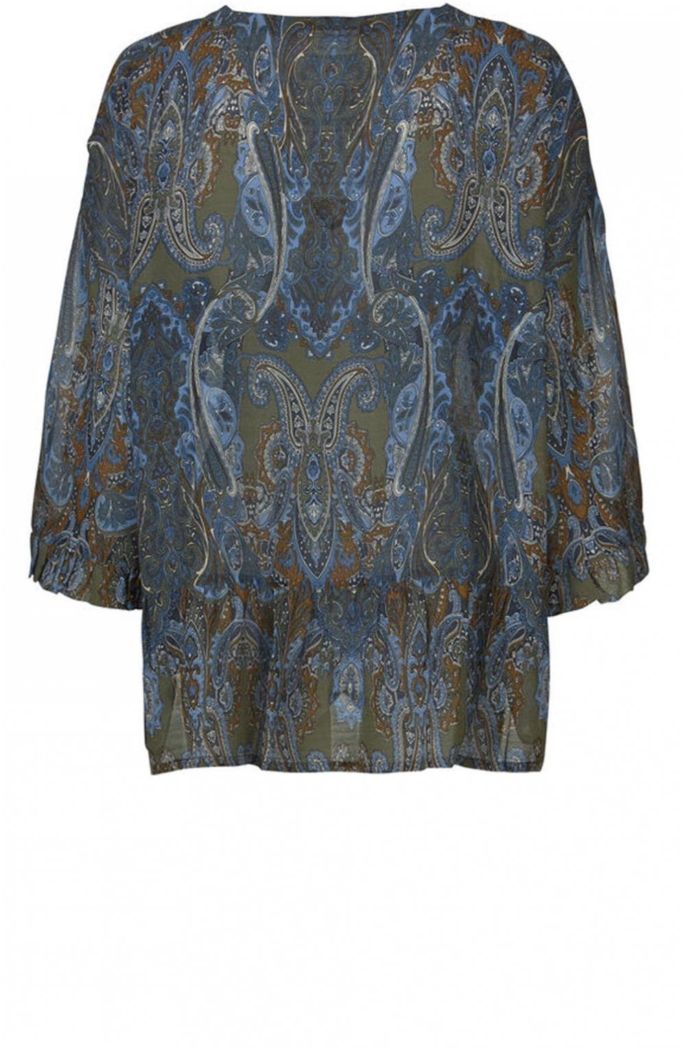 Barna Paisley Print Top