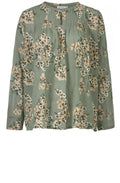 Barus Sheer Floral Print Top