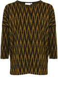 Basigne Zig Zag Print Top