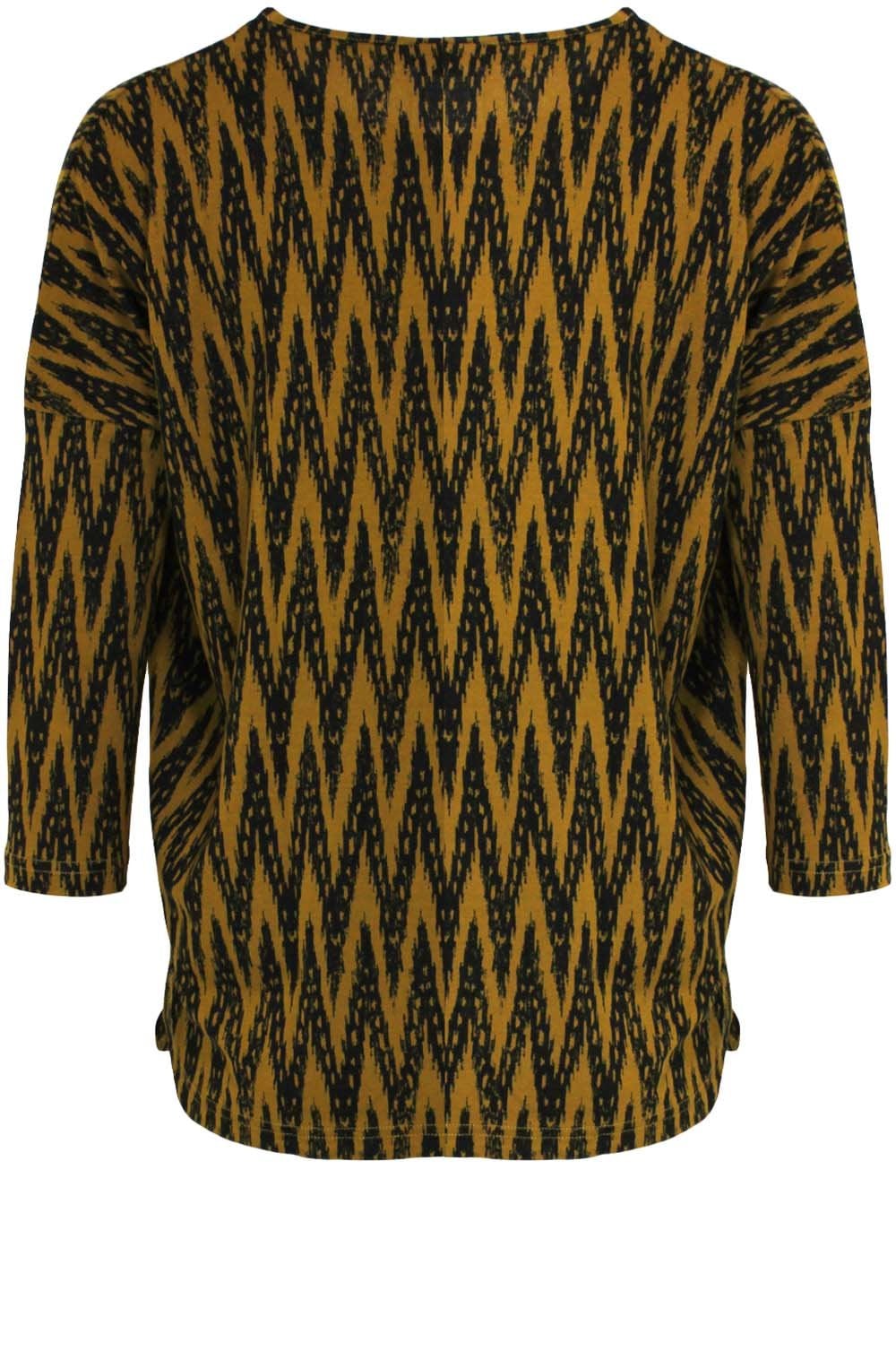 Basigne Zig Zag Print Top