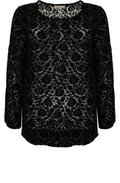 Beate Floral Devore Top