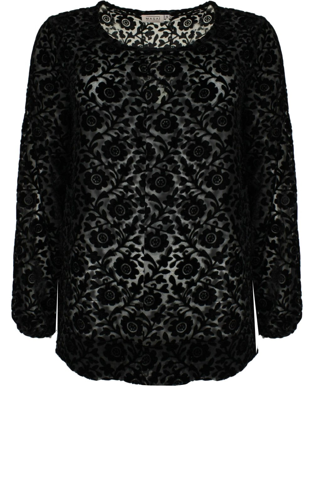 Beate Floral Devore Top