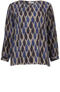 Beatrix Feather print Top