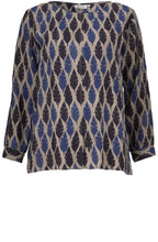 Beatrix Feather print Top