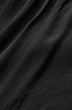Beauna Black Ruffled Blouse