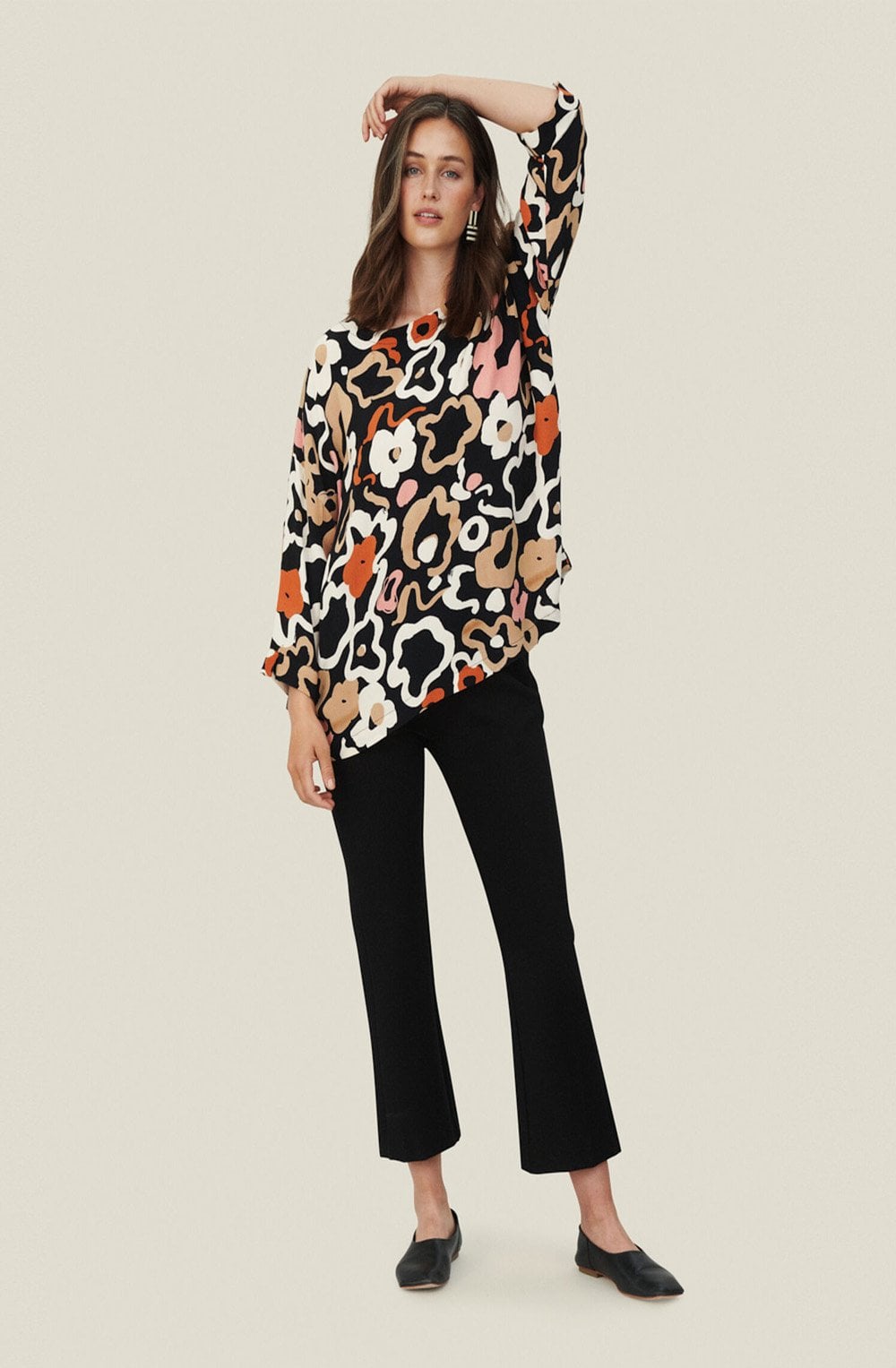 Becca Dusty Rose Floral Top