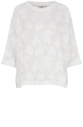 Becca White Textured Blouse
