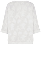 Becca White Textured Blouse