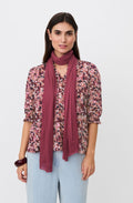 Beet Red Amega Jersey Scarf