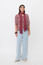 Beet Red Amega Jersey Scarf