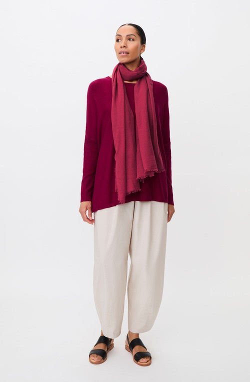 Beet Red Ava Scarf