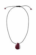 Beet Red Statement Bead Raenora Necklace