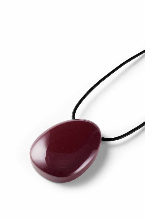 Beet Red Statement Bead Raenora Necklace