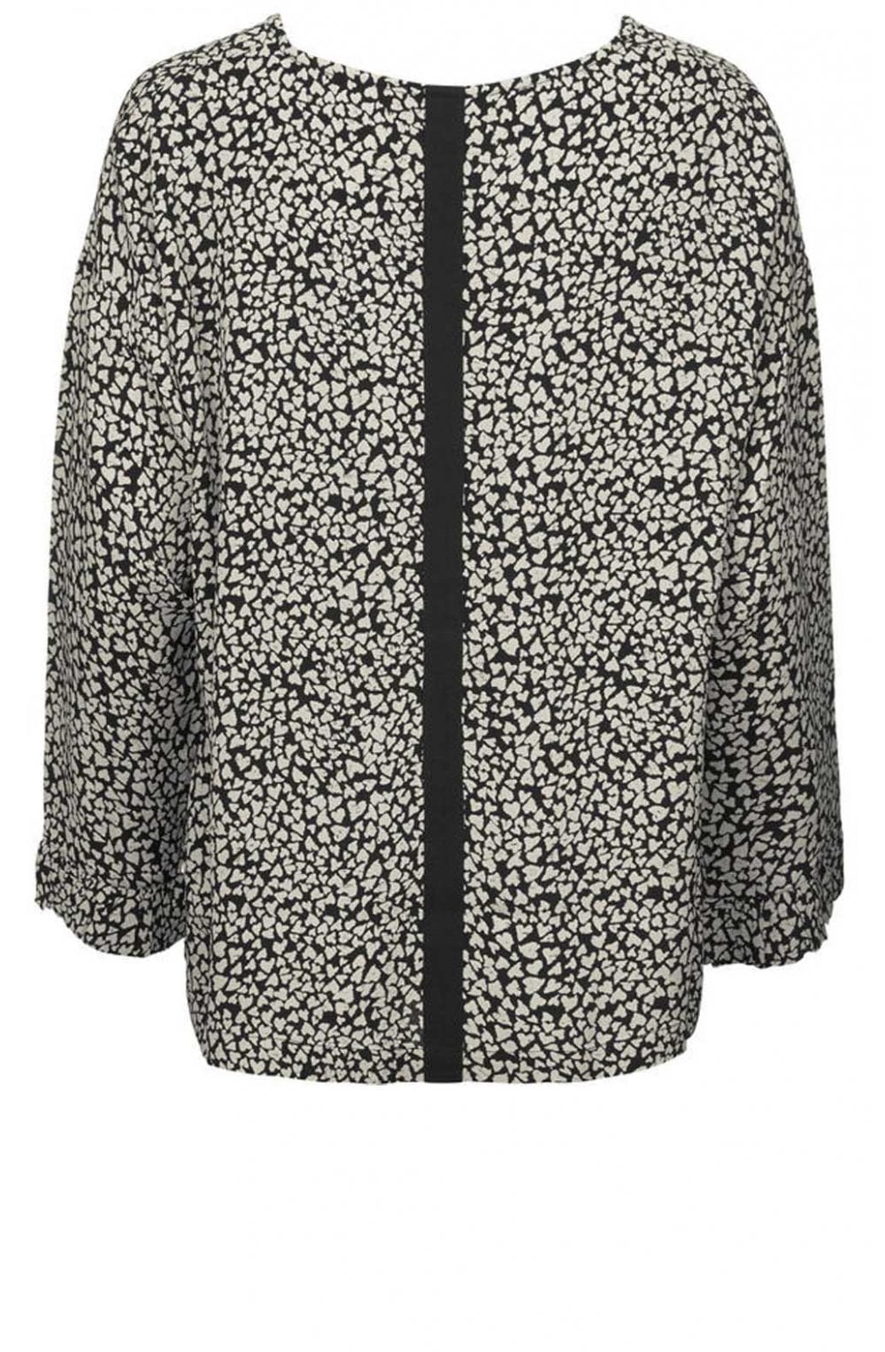 Belita Black & White Print Top