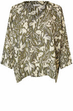 Benika Oversized Nature Print Blouse