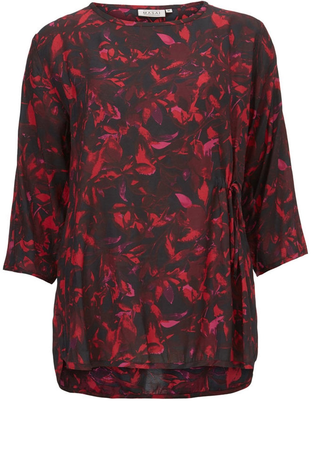 Berla Black & Pink Patterned Top
