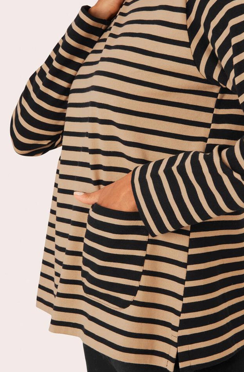 Bernice Travertine Jersey Top