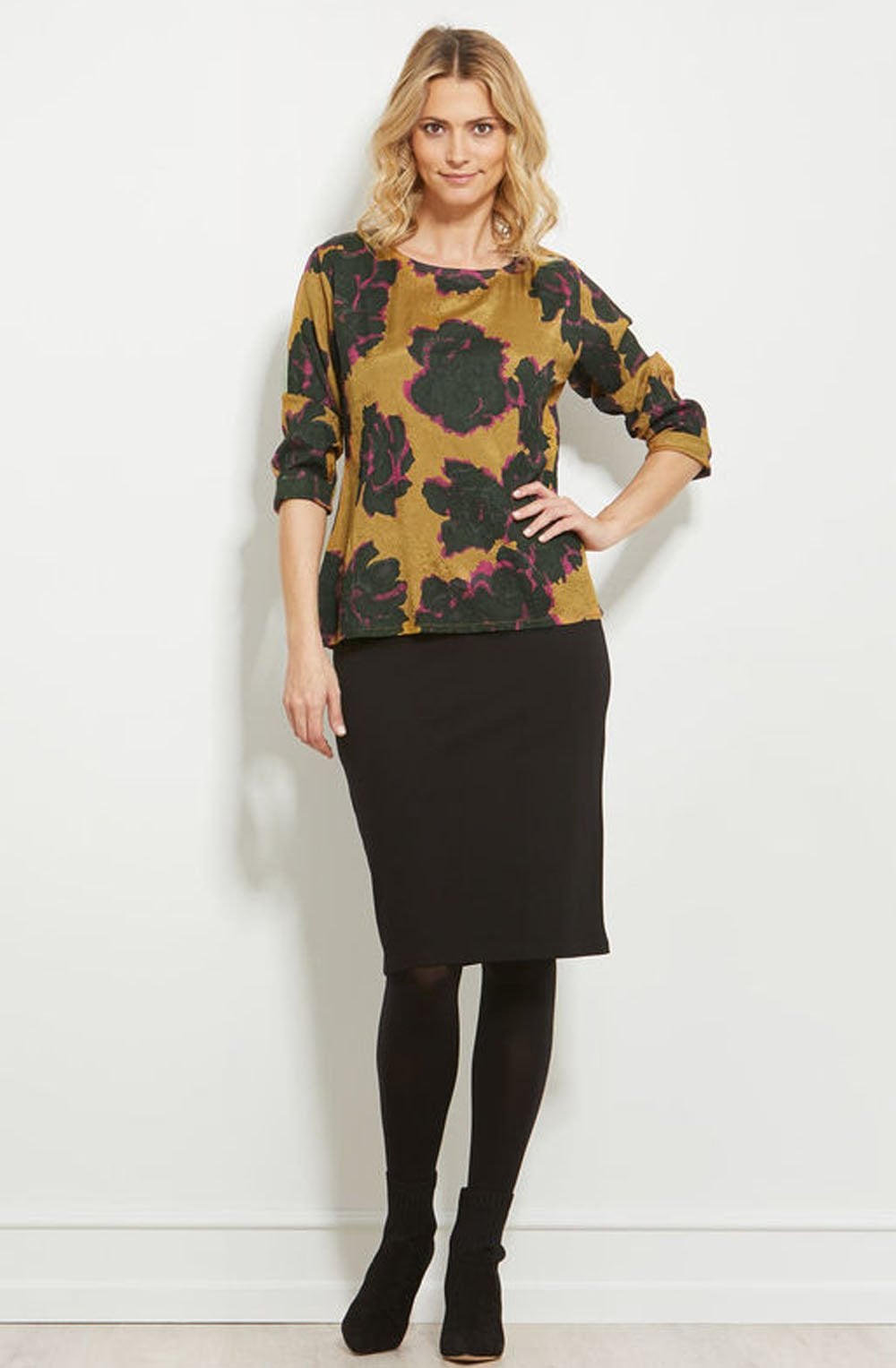 Bernus Floral Print Top