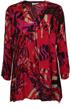 Berta Pink Patterned Top
