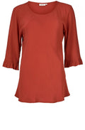 Bet red ochre blouse