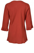 Bet red ochre blouse