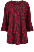 Bet Red Patterned Top