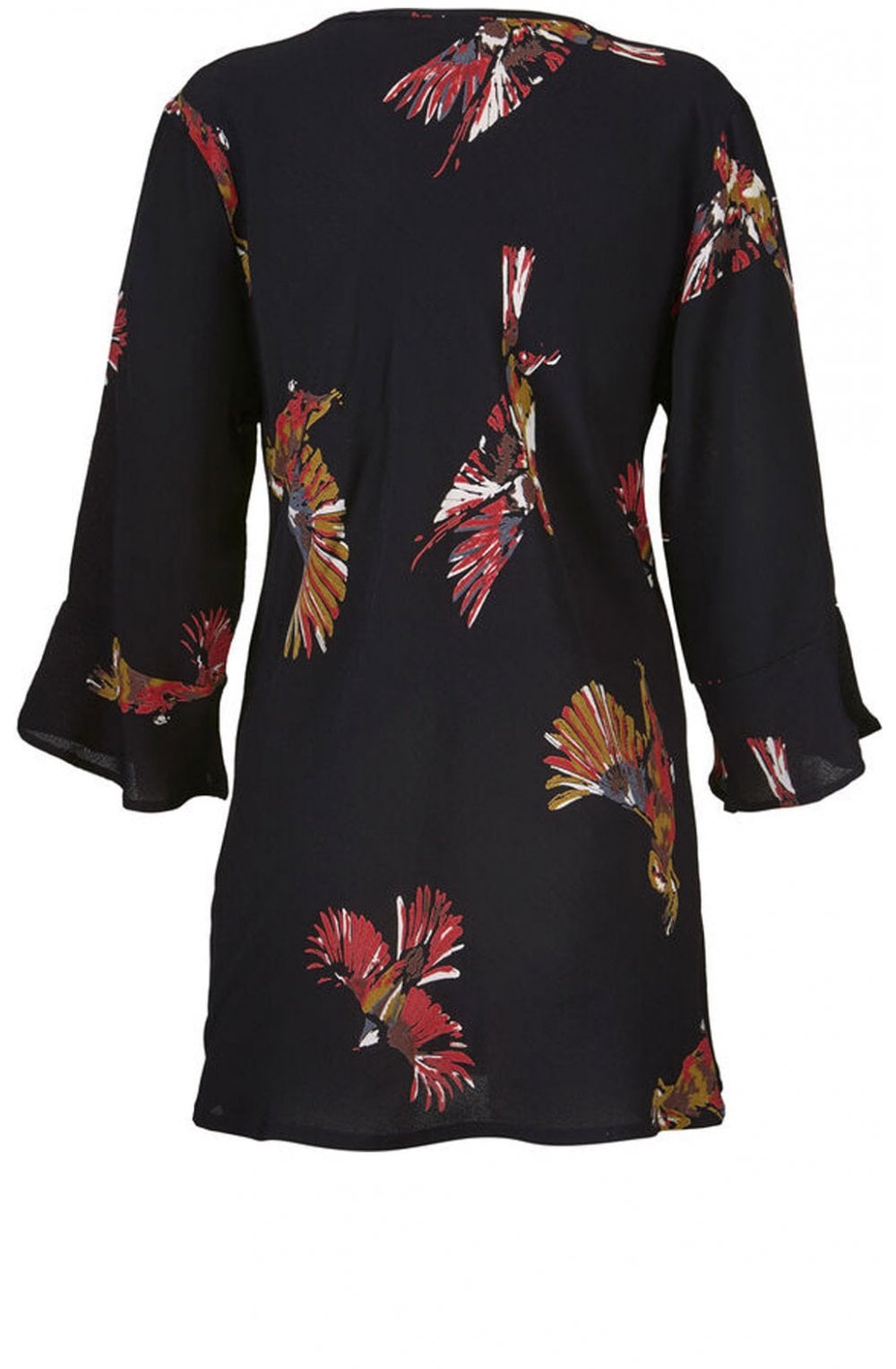 Betsy red ochre blouse