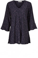 Betsy Violet Spot Print Top