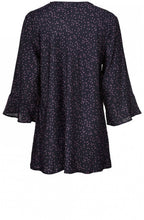 Betsy Violet Spot Print Top