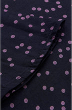 Betsy Violet Spot Print Top